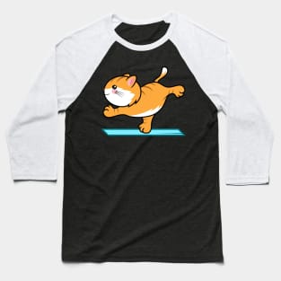 Yoga With My Cat - My Yoga Baseball T-Shirt